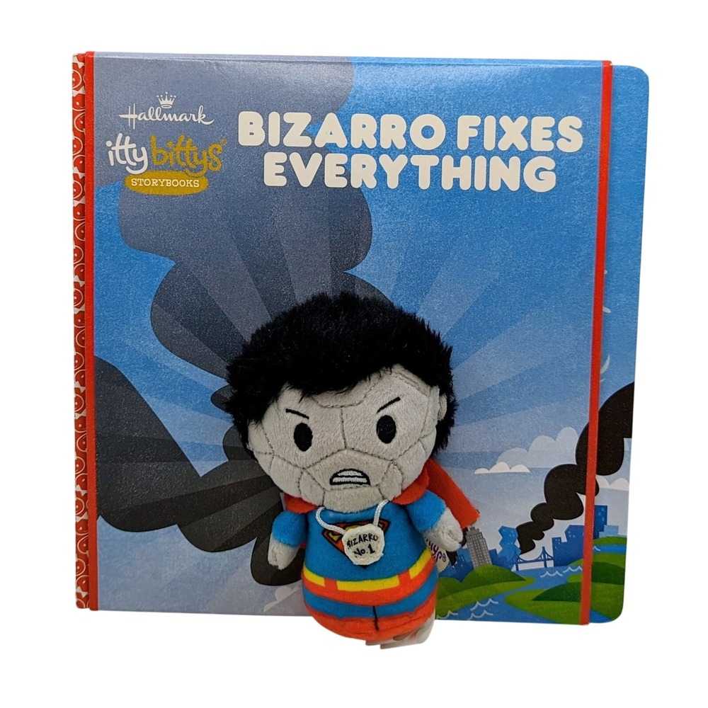 Hallmark Itty Bittys Bizarro Fixes Everything Book and Stuffed Toy